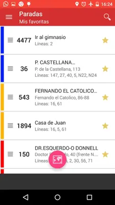 Bus Madrid android App screenshot 3