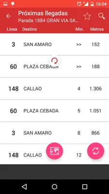 Bus Madrid android App screenshot 6