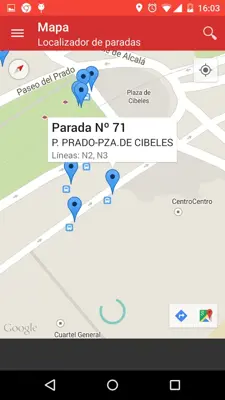 Bus Madrid android App screenshot 7